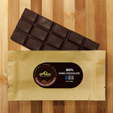 Load image into Gallery viewer, Alea Artisanal Dark Chocolate Bar (80%), 45g, all-natural, handcrafted
