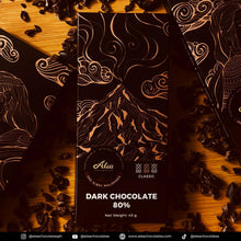 Load image into Gallery viewer, Alea Artisanal Dark Chocolate Bar (80%), 45g, all-natural, handcrafted
